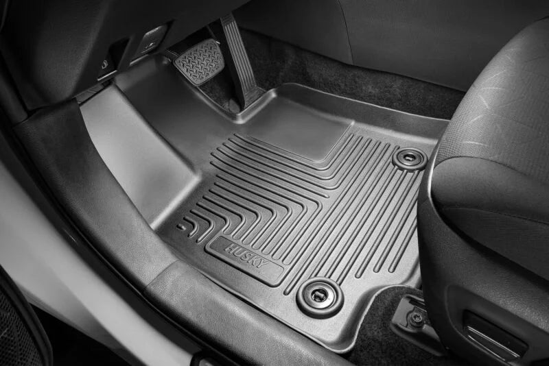 Husky Liners 2019 Toyota RAV4 X-Act Contour 1st Row Floor Liners - Black - Side View