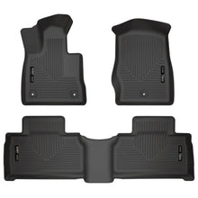 Load image into Gallery viewer, Husky Liners 2020 Ford Explorer Weatherbeater Black Front &amp; 2nd Seat Floor Liners - Main Product View