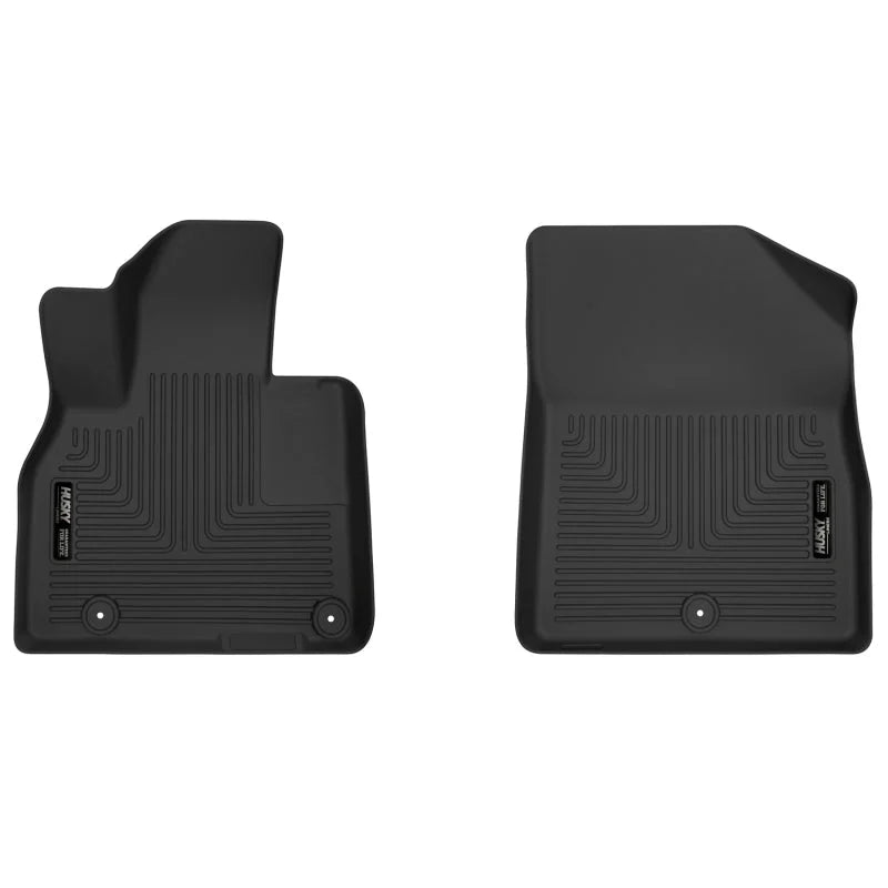 Husky Liners 2020 Kia Telluride X-Act Contour Front Black Floor Liners - Main Product View