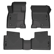 Load image into Gallery viewer, Husky Liners 2022 Ford Escape Hybrid Black Front &amp; 2nd Seat Floor Liners - Main Product View