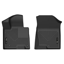 Load image into Gallery viewer, Husky Liners 2022 Hyundai Santa Cruz/Tucson Black Front Floor Liners - Main Product View