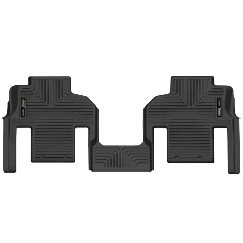 Husky Liners 2022 Jeep Wagoneer w/2nd Row Bucket Seats X-Act Contour Floor Liners (2nd Seat) - Blk - Main Product View