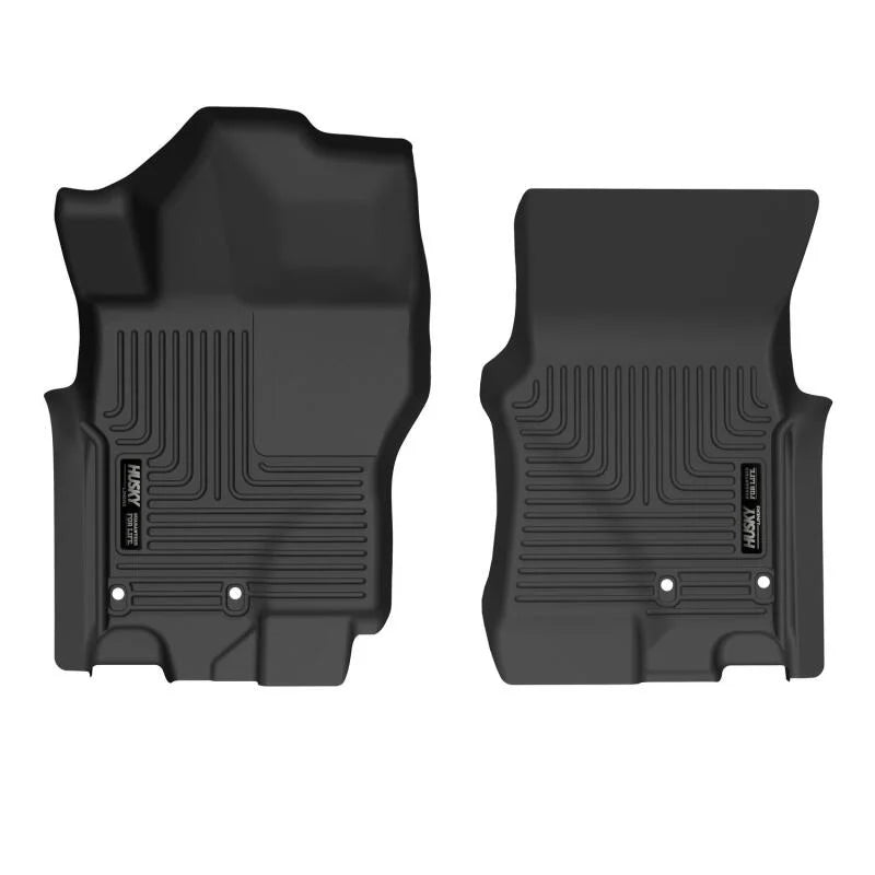 Husky Liners 2022 Nissan Frontier CC Front Floor Liners - Black - Main Product View