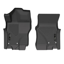Load image into Gallery viewer, Husky Liners  2022 Nissan Frontier King Cab Ext. Cab/CC  WeatherBeater Black Front Floor Liners - Main Product View