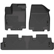 Load image into Gallery viewer, Husky Liners 2022 Nissan Pathfinder/Infiniti QX60 Weatherbeater Black Front &amp; 2nd Seat Floor Liners - Main Product View