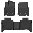 Load image into Gallery viewer, Husky Liners 2022 Toyota Tundra CrewMax X-ACT Front &amp; 2nd Seat Floor Liner - Blk - Main Product View