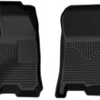 Load image into Gallery viewer, Husky Liners 2023 Chevrolet Colorado /GMC Canyon WeatherBeater Black Floor Liners - Main Product View