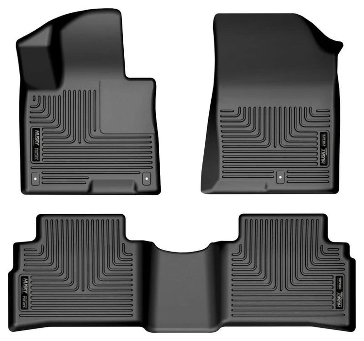 Husky Liners 2023 Kia Sportage WeatherBeater Front & 2nd Seat Floor Liners - Black - Main Product View