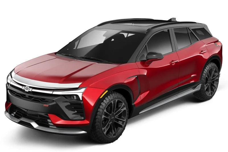 Husky Liners 2024 Chevrolet Blazer EV Aeroskin Hood Protector - Chrome - Side View