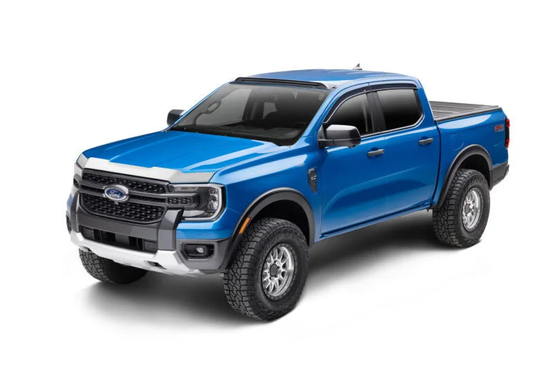 Husky Liners 2024 Ford Ranger Aeroskin Hood Protector - Chrome - Installation View