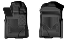 Load image into Gallery viewer, Husky Liners 2024 Ford Ranger Supercrew WeatherBeater Front Floor Liners - Black - Main Product View