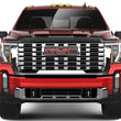 Load image into Gallery viewer, Husky Liners 2024 GMC Sierra 2500/3500HD Aeroskin Hood Protector - Smoke - Installation View