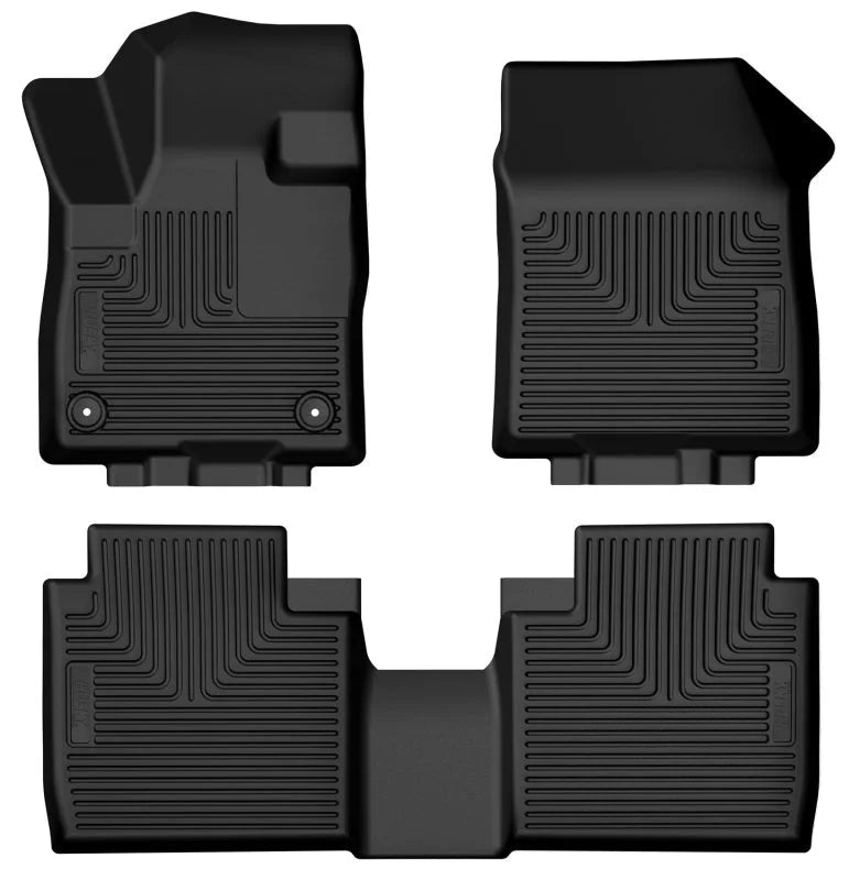 Husky Liners 2024 Lincoln Nautilus Weatherbeater Front & 2nd Seat Floor Liner - Blk - Main Product View