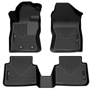 Husky Liners 2024 Subaru Crosstrek Weatherbeater Black Front & 2nd Seat Floor Liners - Main Product View