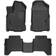 Load image into Gallery viewer, Husky Liners 2024 Toyota Tacoma CC/DC (No Hybrid) Weatherbeater Front &amp; 2nd Seat Floor Liners - Blk - Main Product View