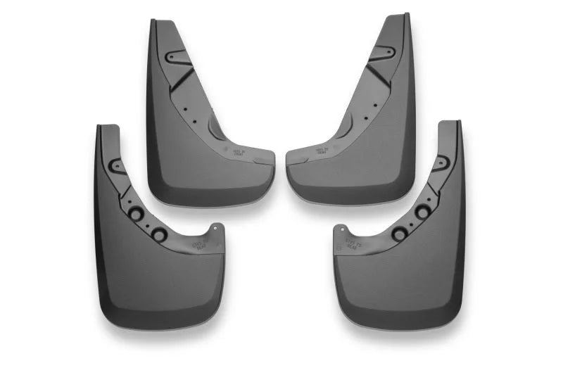 Husky Liners 2024 Toyota Tacoma CC/DC (w/Factory Flares) Front & Rear Mud Guards - Black - Side View
