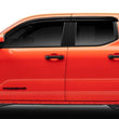 Load image into Gallery viewer, Husky Liners 2024 Toyota Tacoma DC Ventvisor Low Profile (4pc) - Smoke - Installation View