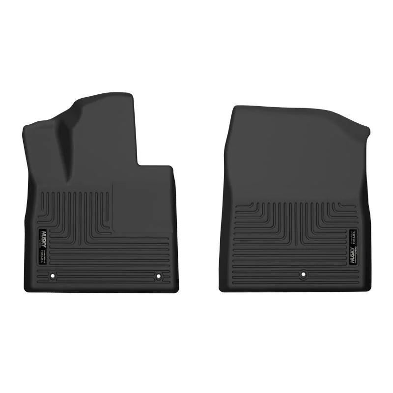 Husky Liners 21-22 Hyundai Santa Fe X-Act Contour Front Floor Liners - Black - Main Product View