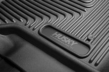 Load image into Gallery viewer, Husky Liners 21-23 Ford F-150 CC SC X-Act Contour Front &amp; Second Row Seat Floor Liners - Black - Installation View