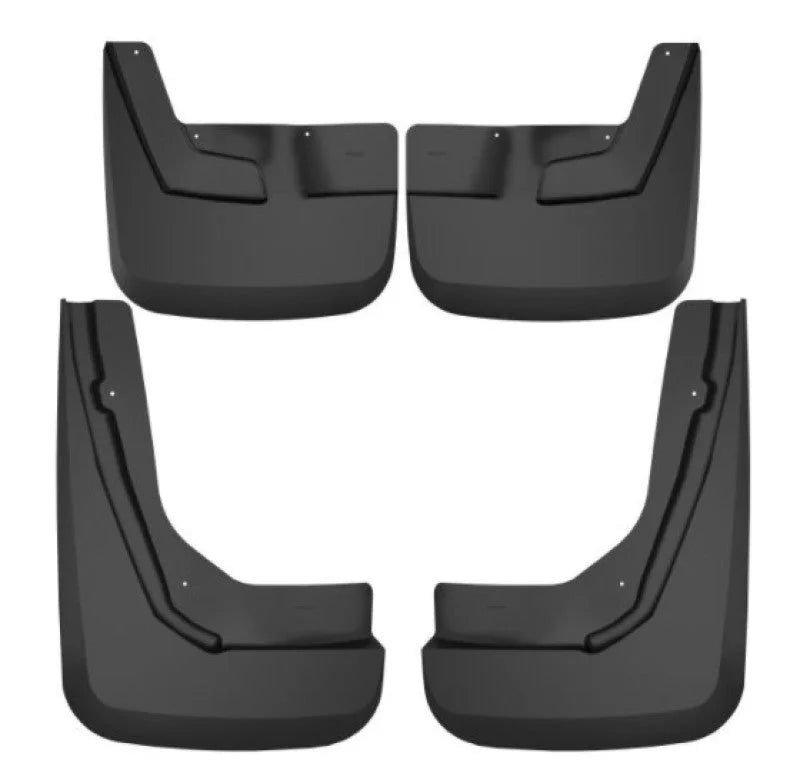 Husky Liners 21-23 Suburban/Tahoe/Yukon XL w/o Power Running Boards Front/Rear Mud Guards - BLK - Installation View