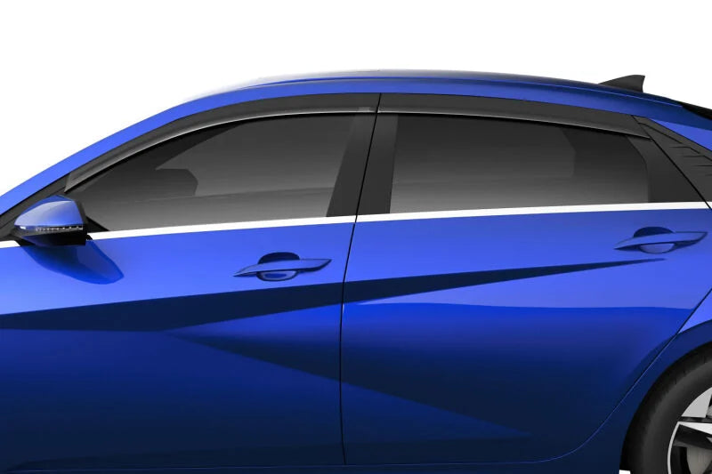 Husky Liners 21-24 Hyundai Elantra Ventvisor Low Profile (4pc) - Smoke - Detail View