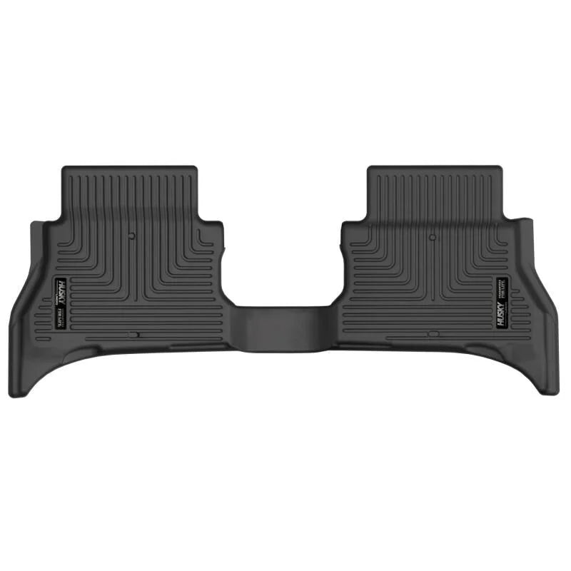 Husky Liners 21-24 Jeep Wrangler UL Rubicon 4xe Hybrid WeatherBeater 2nd Seat Floor Liner - Black - Main Product View