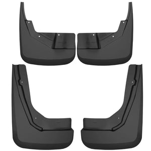 Husky Liners 21-25 Chevrolet Suburban (w/ Power Running Boards) Front and Rear Mud Guards - Black - Main Product View