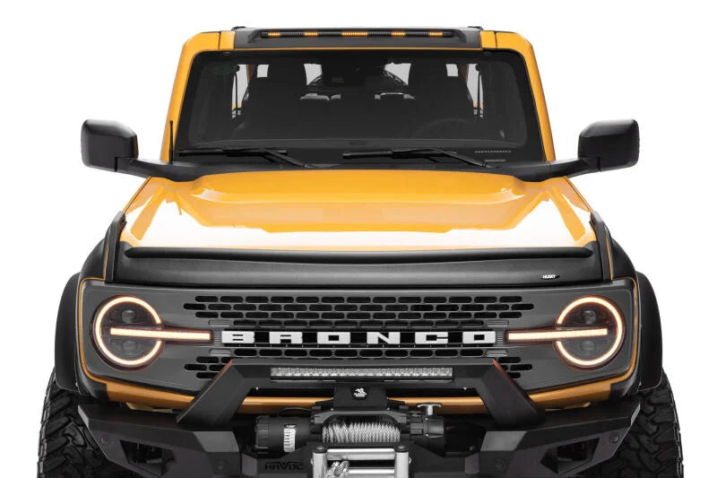 Husky Liners 21-25 Ford Bronco Sport Aeroskin II - Tex. Blk - Back View