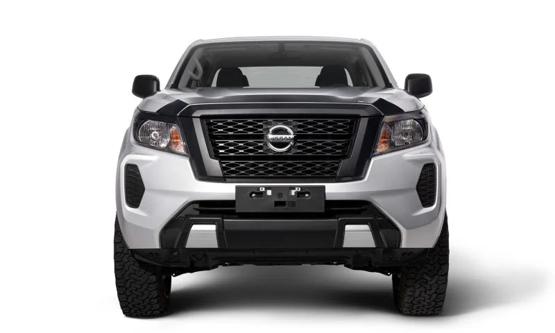 Husky Liners 22-24 Nissan Frontier Aeroskin Hood Protector - Smoke - Side View