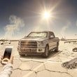 Load image into Gallery viewer, Husky Liners 22-24 Toyota Tundra / 23-24 Toyota Sequoia Custom Fit Sunshade - Silver - Side View