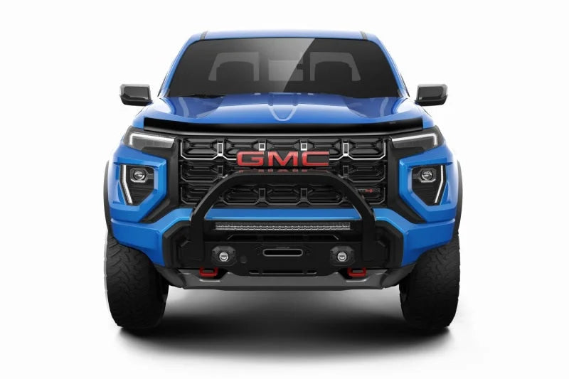 Husky Liners 23-25 GMC Canyon Aeroskin Hood Protector - Smoke - Side View