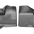 Load image into Gallery viewer, Husky Liners 24-25 Chevrolet Traverse/GMC Acadia Weatherbeater Front Floorliner (2pc) - Blk - Main Product View