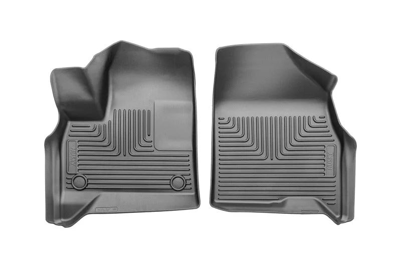 Husky Liners 24-25 Chevrolet Traverse/GMC Acadia Weatherbeater Front Floorliner (2pc) - Blk - Main Product View