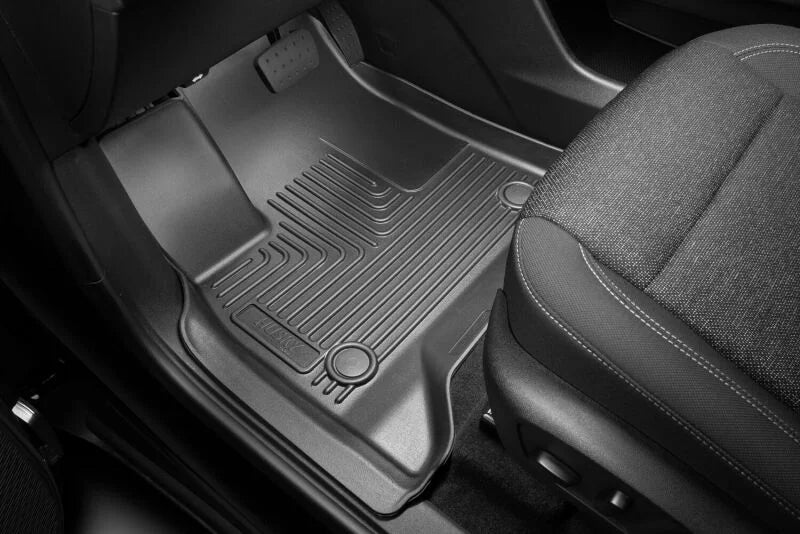 Husky Liners 24-25 Chevrolet Traverse/GMC Acadia Weatherbeater Front Floorliner (2pc) - Blk - Additional View 5