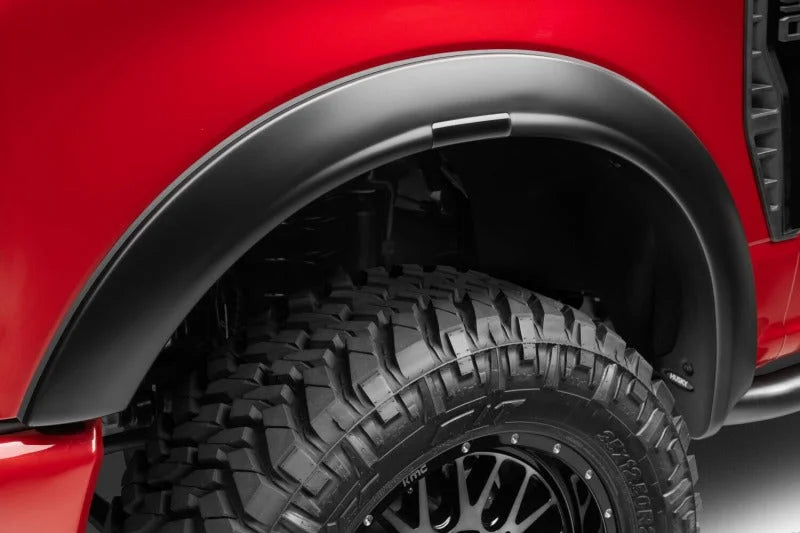 Husky Liners 2802980 RVL Style Fender Flares - Blk fits 2023-2026 Ford F-250 Super Duty / F-350 Super Duty - Back View