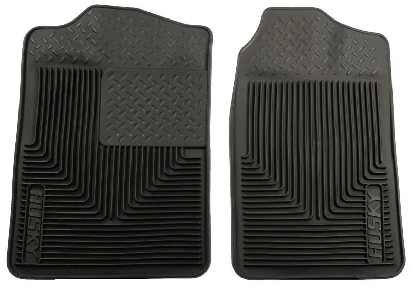 Husky Liners 88-98 Chevy/GMC C/K Series Truck/73-93 Dodge Ram Heavy Duty Black Front Floor Mats - Main Product View