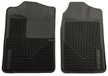 Load image into Gallery viewer, Husky Liners 88-98 Chevy/GMC C/K Series Truck/73-93 Dodge Ram Heavy Duty Black Front Floor Mats - Main Product View