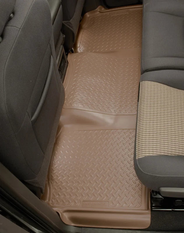 Husky Liners 97-05 Jeep Wrangler Classic Style 2nd Row Tan Floor Liners - Side View