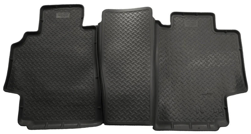 Husky Liners 98-01 Dodge Ram 1500/2500/3500 Quad Cab Classic Style 2nd Row Black Floor Liners - Main Product View