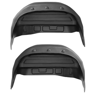 Husky Liners 99-06 Chevrolet Silverado 1500 / 99-04 Silverado 2500 Rear Wheel Well Guards - Black - Main Product View