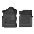 Load image into Gallery viewer, Husky Liners 99-06 Chevrolet Silverado 1500 Standard Cab WeatherBeater Front Floor Liners (Black) - Main Product View
