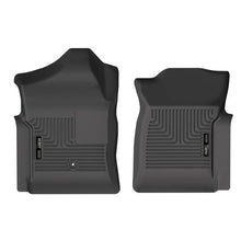 Load image into Gallery viewer, Husky Liners 99-06 Chevrolet Silverado 1500 Standard Cab WeatherBeater Front Floor Liners (Black) - Main Product View