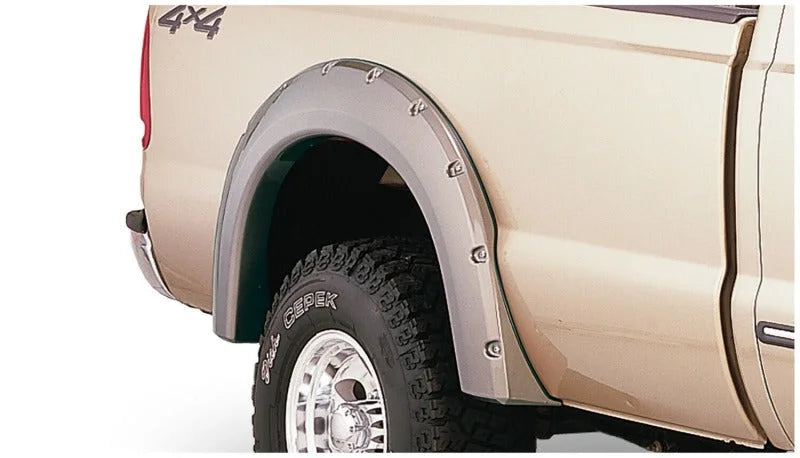 Husky Liners 99-07 Ford F-250 Super Duty Pocket Style Fender Flares - 4pc - Back View