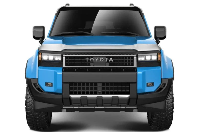 Husky Liners Aeroskin Hood Protector - Chrome fits 2024-2025 Toyota Land Cruiser - Back View