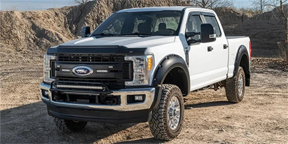 Husky Liners 23-25 Ford F-250/350/450 Super Duty Aeroskin II - Tex. Blk - Side View