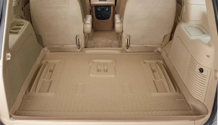 Husky Liners 03-09 Toyota 4Runner Classic Style Black Rear Cargo Liner (w/ Double Stack Cargo) - Side View