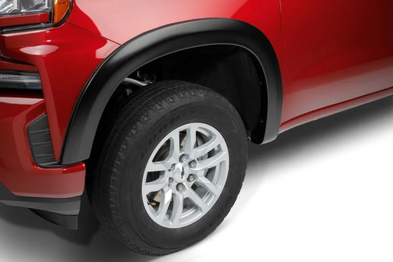 Husky Liners EAF Style Black Fender Flares - 4pc fits 2019-2026 Chevrolet Silverado / Silverado 1500 - Installation View