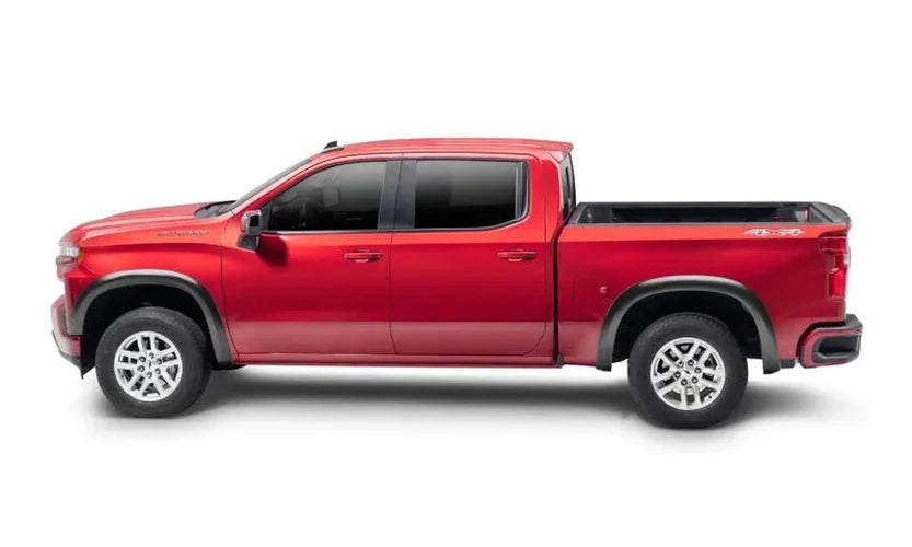 Husky Liners EAF Style Black Fender Flares - 4pc fits 2019-2026 Chevrolet Silverado / Silverado 1500 - Back View