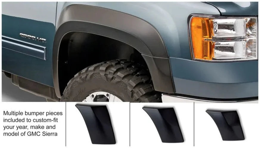 Husky Liners 07-14 GMC Sierra 2500 HD EAF Style Fender Flares - 4pc - Side View