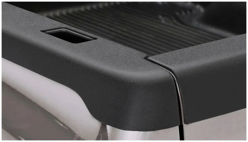 Husky Liners 02-08 Dodge Ram 1500 Fleetside Bed Rail Caps Smoothback 78.0in Bed - Black - Side View